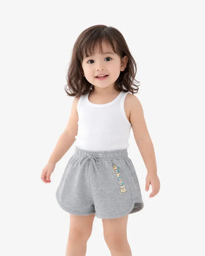 Spark BUG-8308 Orange Kids Shorts - Comfortable and Trendy Drawstring Shorts for Girls Spark