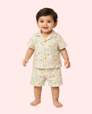 Bloomup BUB-8162 Toffee Baby Shirt & Shorts Set – Stylish and Comfortable Kids Outfit Bloom Up
