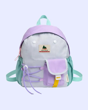 BLOOMUP Kids School Backpack – Cute Pastel Bag with Utility Pockets | Lightweight & Durable Daily Use Bag Bloom Up