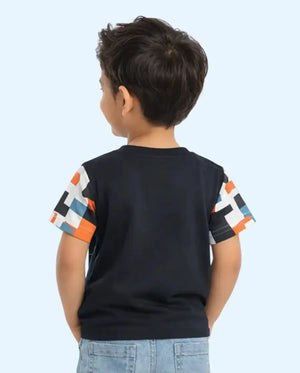 BloomUp Black “New York City” Graphic Kids T-Shirt – Soft Cotton Trendy Summer Wear for Boys