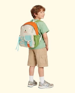 BLOOMUP Kids School Backpack – Stylish Multi-Color Bag with Front Pocket | Lightweight & Durable Daily Use Bag Bloom Up