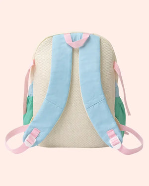Bloomup Kids Designer Backpack – Lightweight Pastel School Bag with Plush Keychain & Adjustable Straps Bloom Up