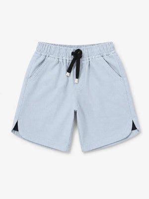 BloomUp Boys Sky Blue Casual Shorts – Cotton Summer Shorts for Kids