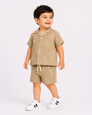 Boys Fawn Soft Cotton Sets Casual Fashion Kids Wear BloomUp