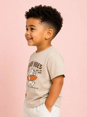 Boys Fawn Soft Cotton T-Shirt Casual Fashion Kids Wear BloomUp