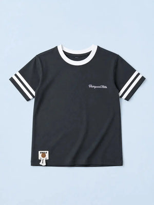 BloomUp Chalk Grey Casual T-Shirt for Kids Boys & Girls