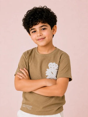 BloomUp Fawn Graphic T-Shirt for Older Kids Boys