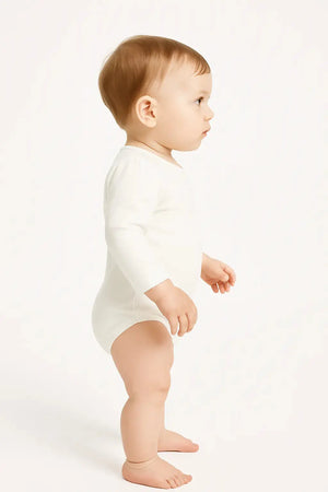 BloomUp White Baby Jumpsuit All-in-One for Infants