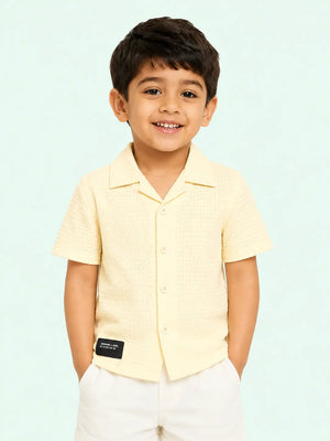 BloomUp White Formal Shirt for Boys & Toddlers