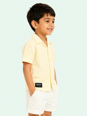 BloomUp White Formal Shirt for Boys & Toddlers