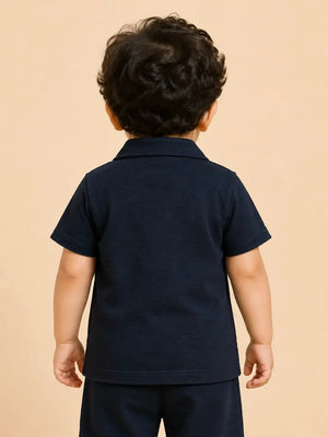 BloomUp Black Formal Shirt for Boys & Toddlers