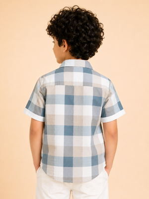 Boys Green Soft Cotton Boys Shirt Casual Fashion Kids Wear BloomUp