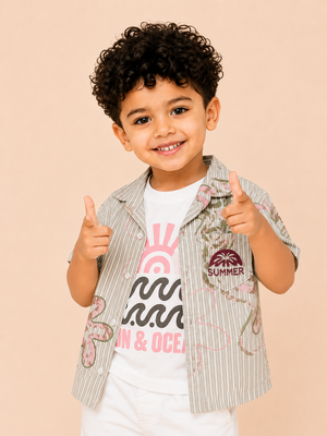 Boys Stylish Soft Cotton Boys Shirt Casual Fashion Kids Wear BloomUp