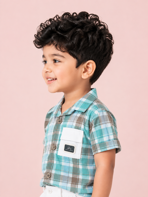 Mint Premium Casual Boys Soft Cotton Kids Fashion Wear BloomUp