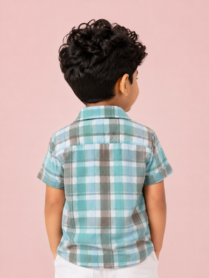 Mint Premium Casual Boys Soft Cotton Kids Fashion Wear BloomUp