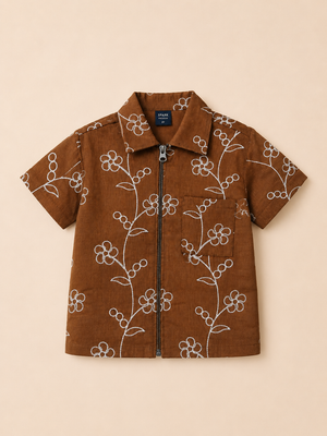 Rust Comfort Fit Boys Soft Cotton Kids Fashion Wear BloomUp