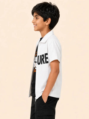 BloomUp White Premium Formal Shirt for Older Boys