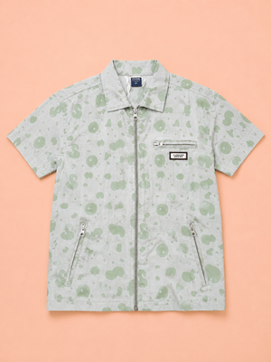 Boys Mint Printed Short Sleeved Soft Cotton Kids Fashion Wear BloomUp
