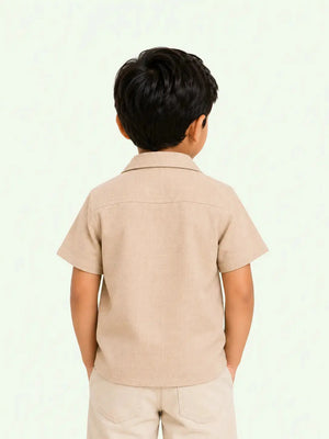 BloomUp Fawn Everyday Casual Shirt for Boys & Toddlers (2–5 Years)