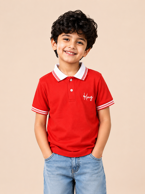 Orange Graphic T-Shirt for Older Boys & Kids (8–16 Years) BloomUp