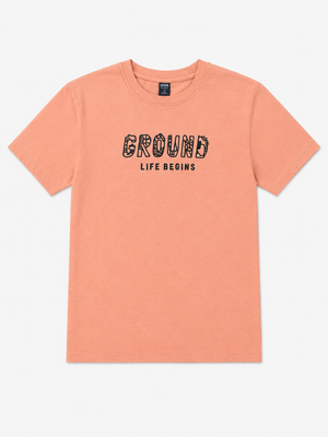 Boys Peach Soft Cotton T-Shirt Casual Fashion Kids Wear BloomUp