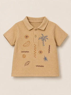 BloomUp Fawn Polo T-Shirt for Older Boys & Kids (8–16 Years)