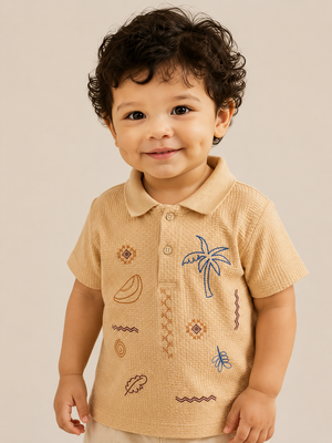 Fawn Polo T-Shirt for Older Boys & Kids (8–16 Years) BloomUp