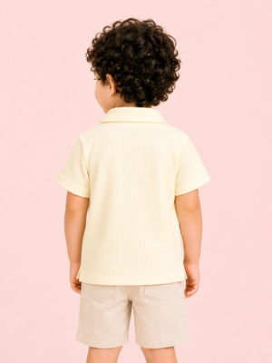 Boys White Soft Cotton T-Shirt Casual Fashion Kids Wear BloomUp