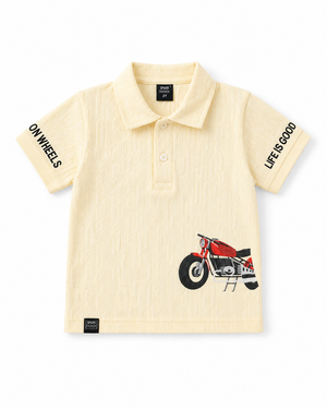 Boys White Soft Cotton T-Shirt Casual Fashion Kids Wear BloomUp