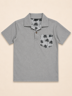 Grey Premium Casual Boys Soft Cotton T-Shirt BloomUp