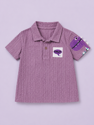 Purple Polo T-Shirt for Older Boys & Kids (8–16 Years) BloomUp