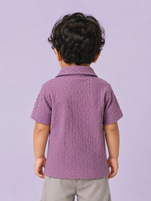 Purple Polo T-Shirt for Older Boys & Kids (8–16 Years) BloomUp