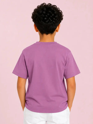 BloomUp Lilac Pastel Casual T-Shirt for Older Kids (8–16 Years)