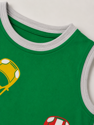 Green Graphic T-Shirt for Older Boys & Kids BloomUp