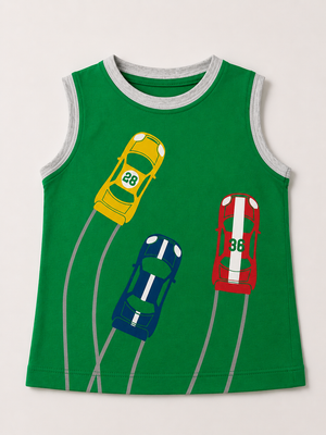 Green Graphic T-Shirt for Older Boys & Kids BloomUp