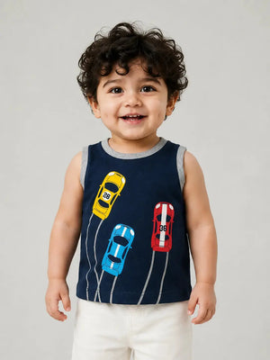 BloomUp Navy Graphic T-Shirt for Older Boys & Kids