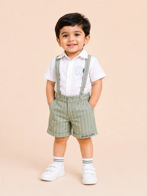 BloomUp Kids Pista Green Co-ord Top & Pant Set