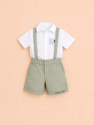 BloomUp Kids Pista Green Co-ord Top & Pant Set