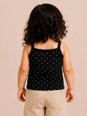 BloomUp Ruffled Sleeveless Kids Top – Pack of 3 Colorful Summer Tanks for Toddlers