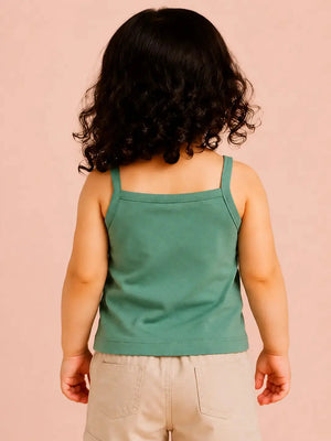 BloomUp Ruffled Sleeveless Kids Top – Pack of 3 Summer Tanks for Toddlers