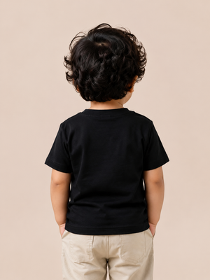 Classic Black Boys T-Shirt 0-24M BloomUp