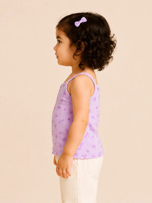 BloomUp Ruffled Sleeveless Kids Top – Pack of 3 Colorful Summer Tanks for Toddlers
