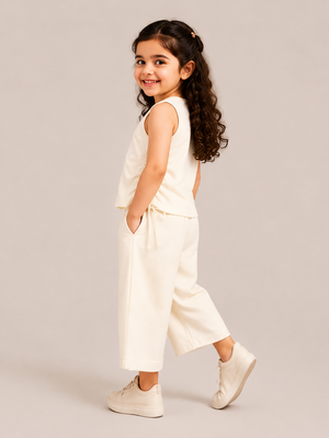 Classic Off-White 2-Piece Girls Set 0-24M BloomUp