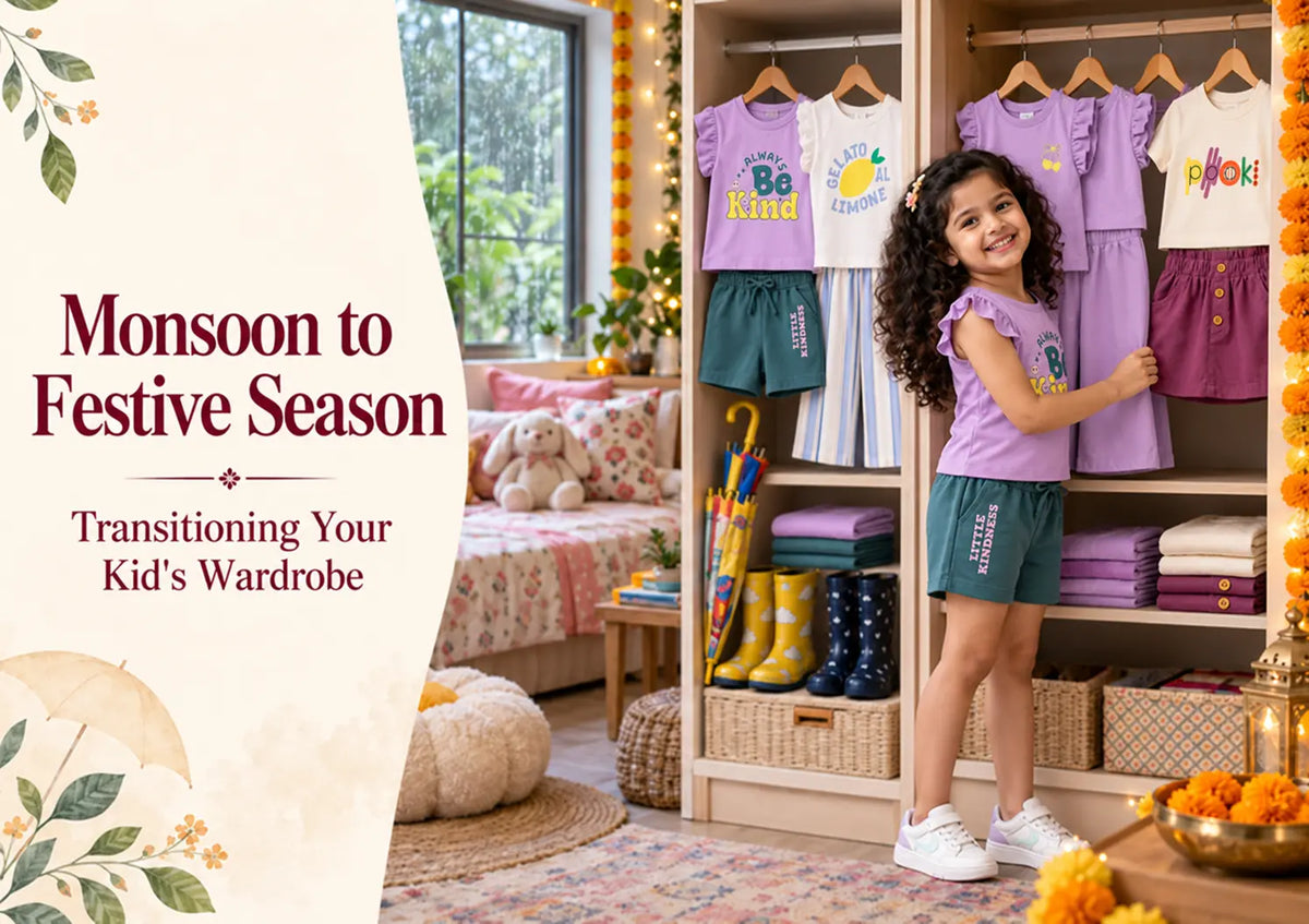Monsoon to Festive Season: Transitioning Your Kid's Wardrobe Bloomup