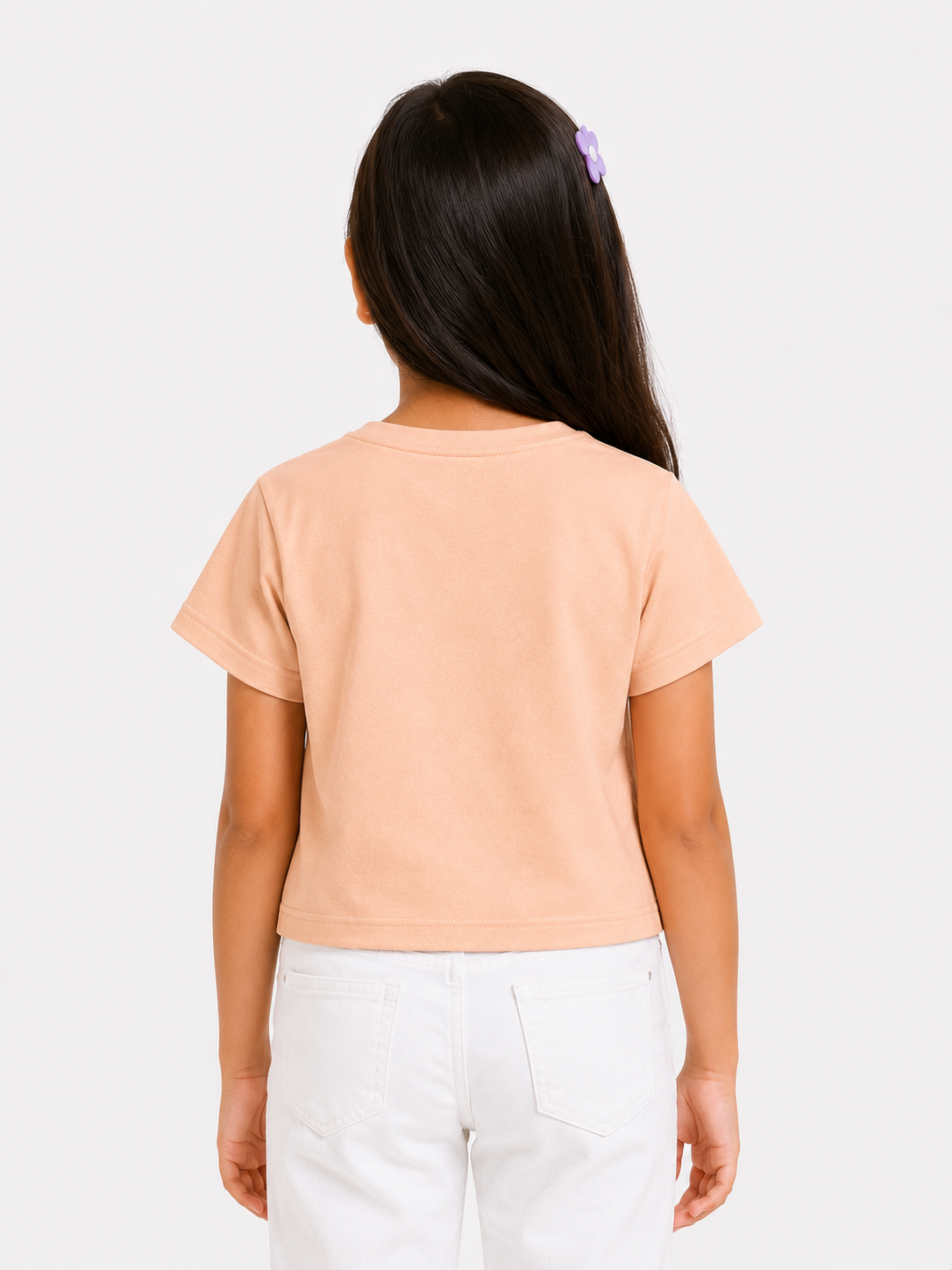 Stylish Girls Short Sleeved Jersey Shirt Soft Cotton Kids Fashion Wear BloomUp