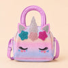 Kids Unicorn Bag – Cute Rainbow Glitter Handbag for Girls with Shoulder Strap