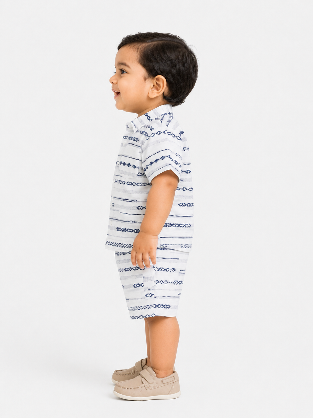 Premium Blue Stylish Playwear Boys  Soft Cotton Clothing Set BloomUp