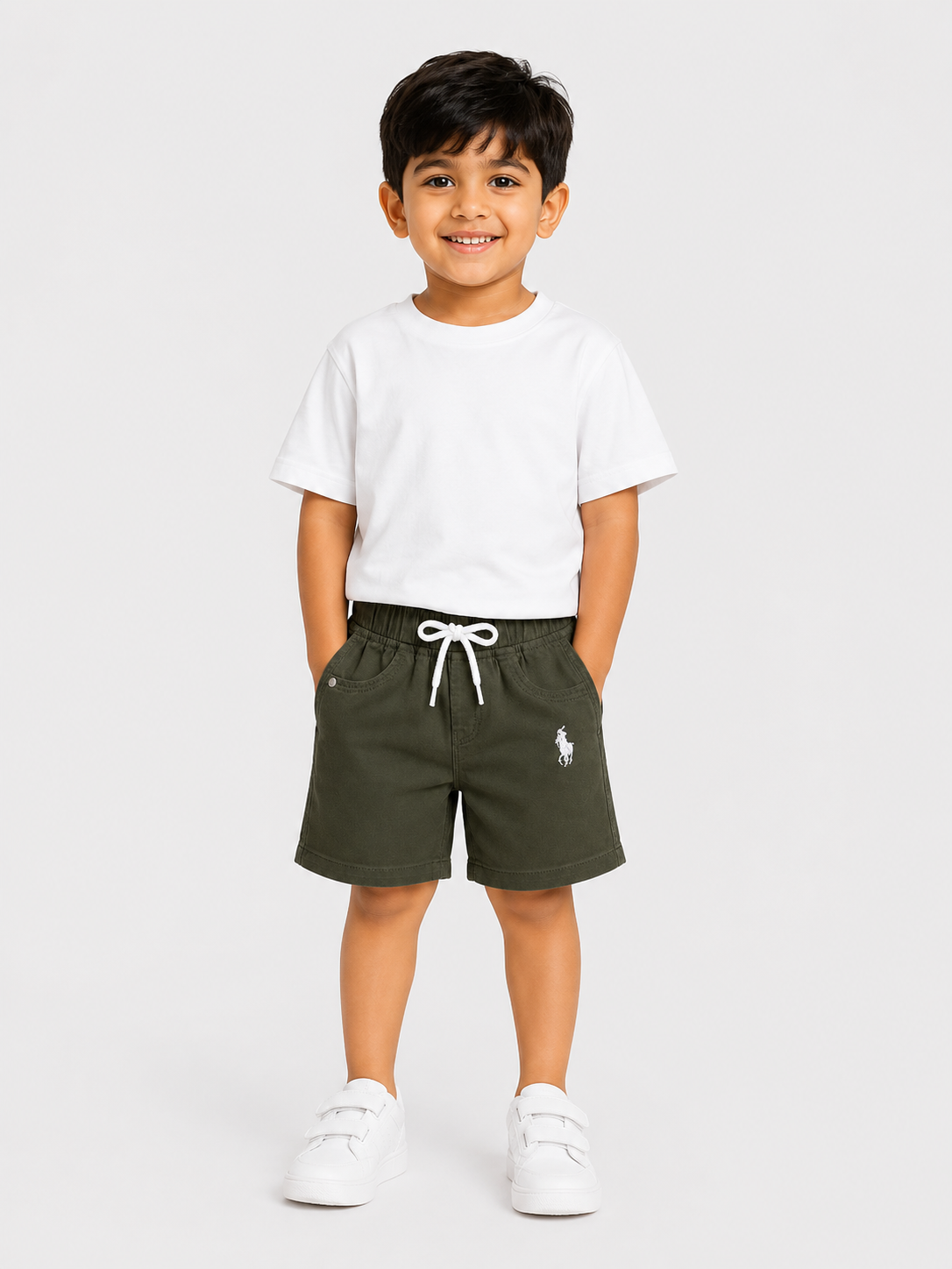 Olive Stylish Playwear Boys  Soft Cotton Bottom Wear BloomUp