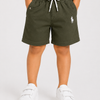 Olive Cotton Shorts for Boys – Soft Casual Summer Wear