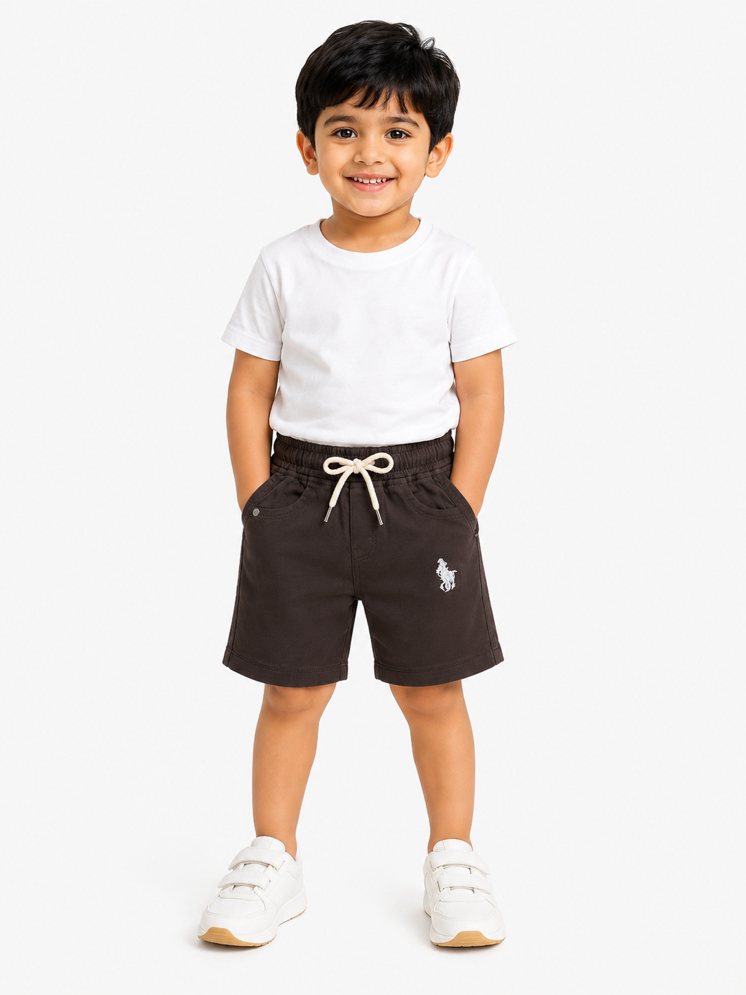 Brown Casual Summer Boys  Soft Cotton Bottom Wear BloomUp